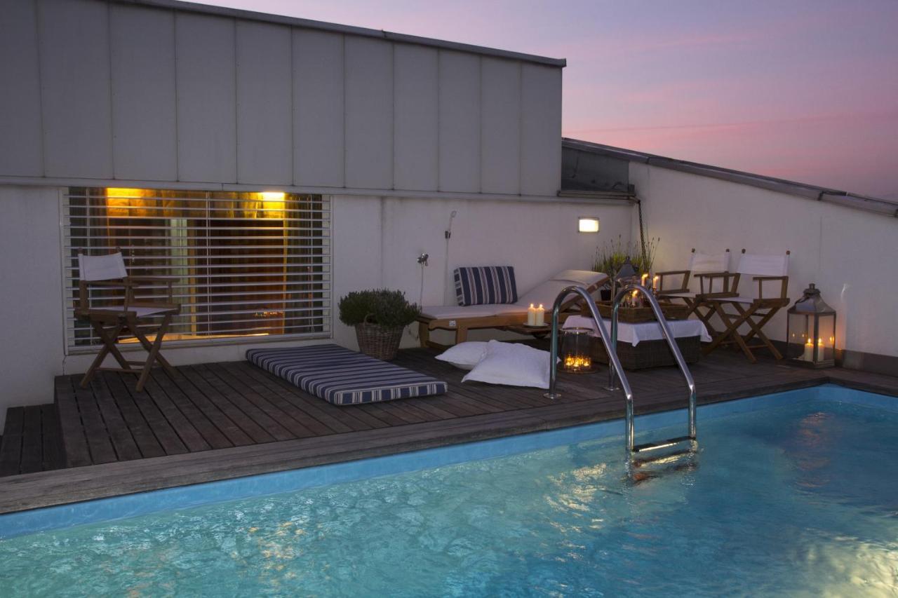 Pavi Apts Ljubljana - Private Rooftop Swimming Pool Exterior foto