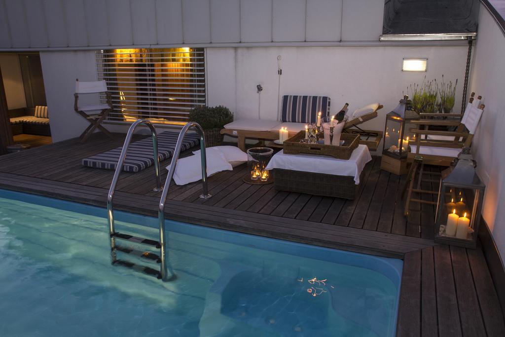 Pavi Apts Ljubljana - Private Rooftop Swimming Pool Habitación foto